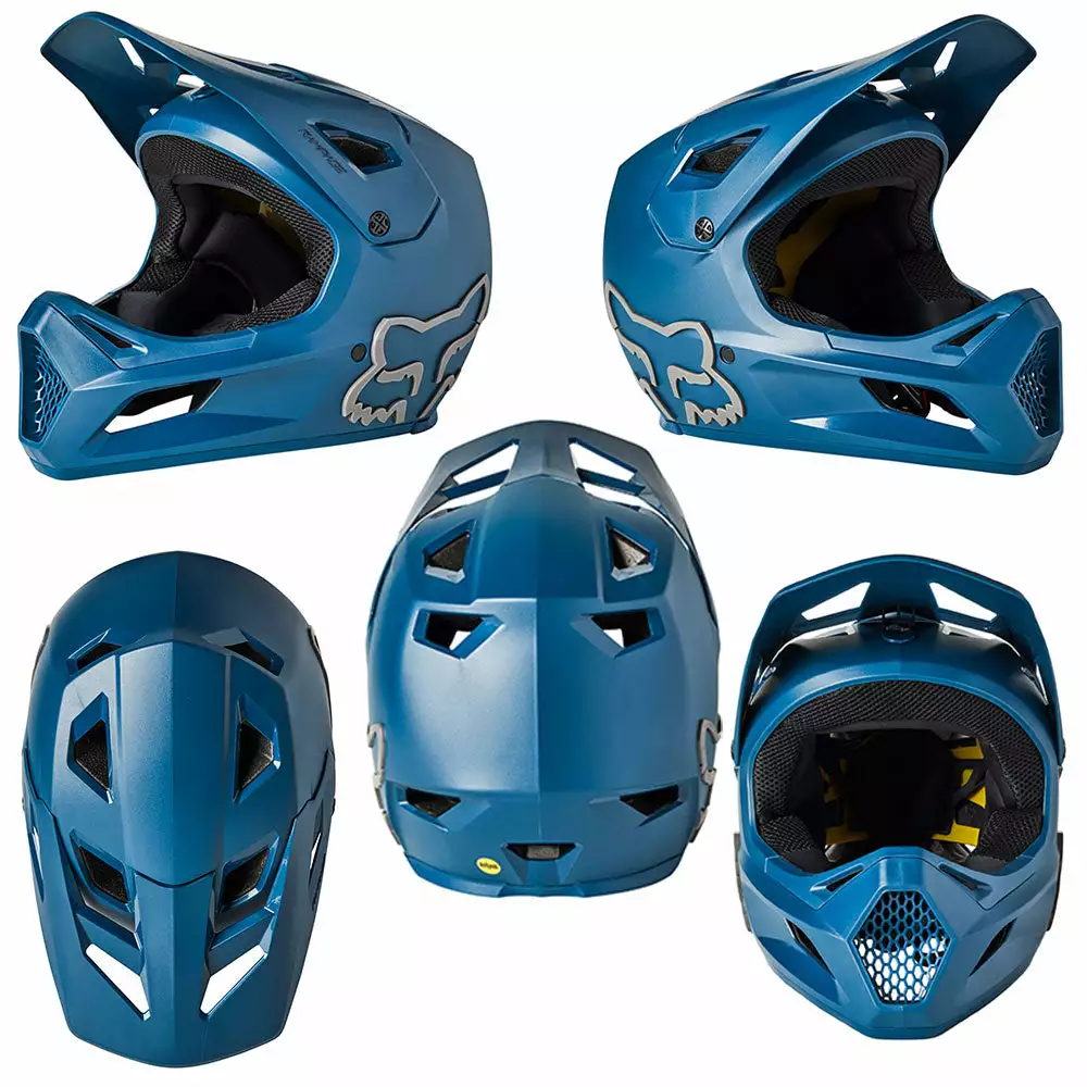 Shop 2nd D1 - Fox Rampage MIPS Youth Helmet - L - Dark Indigo - AS-NZS 2063-2008 Standard - 2021 Clearance
