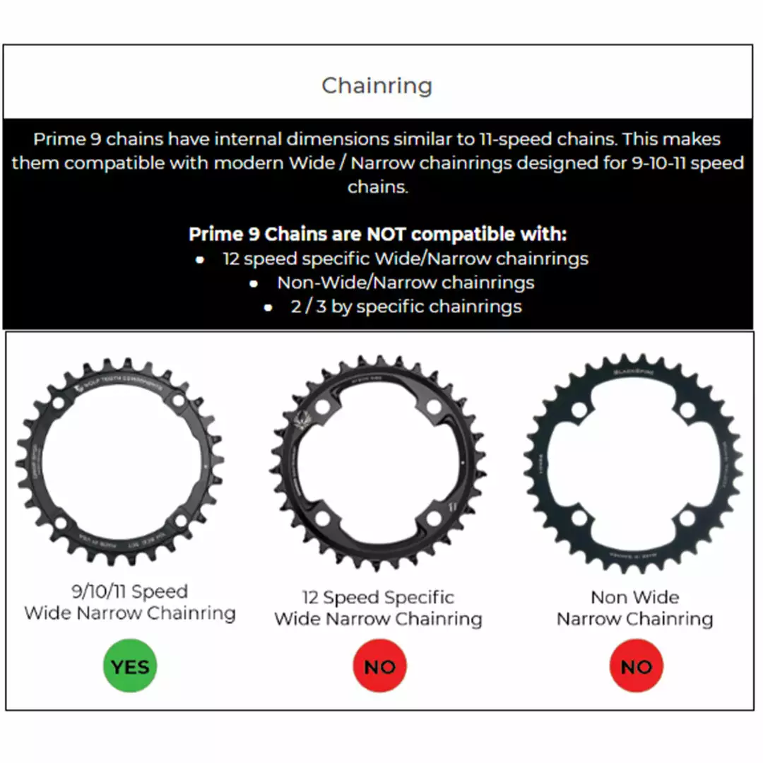BOX Components BOX Three Prime 9 Speed Chain Chains 2 BOX Components BOX Three Prime 9 Speed Chain Chains