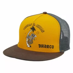 DHaRCO Flat Brim Trucker Hat Clothing