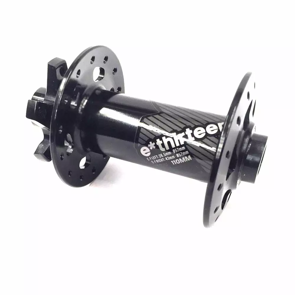 E-Thirteen XCX Ultralight 6 Bolt Front Hub - Black - 15x110mm Boost - 6 Bolt - Front - 28 Hole