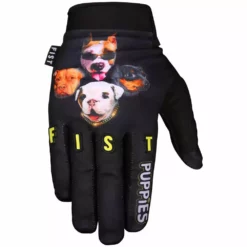Fist Handwear Puppies Make Me Happy Strapped Glove