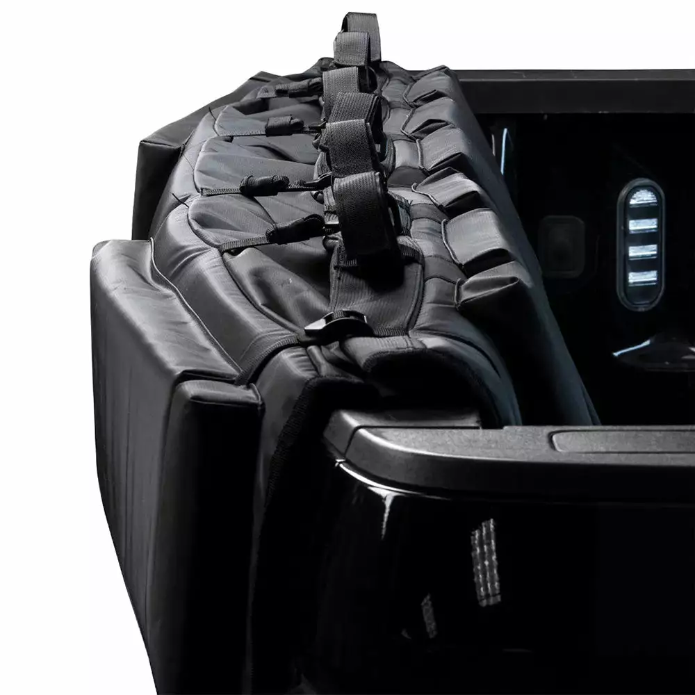 New Arrivals Fox Factory Overland Split Tailgate Pad - Black 5 New Arrivals Fox Factory Overland Split Tailgate Pad - Black