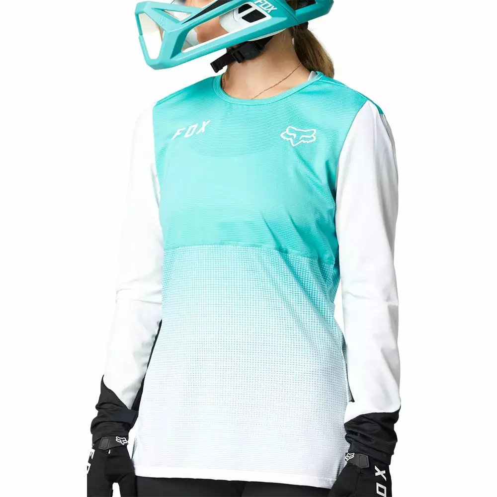 Clothing Fox Flexair Women's Long Sleeve Jersey 6 Clothing Fox Flexair Women's Long Sleeve Jersey