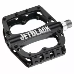Flat Pedals JetBlack Superlight Sealed Bearing Alloy Pedals