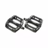 Jetblack Flat Out Black Unsealed Alloy Pedals