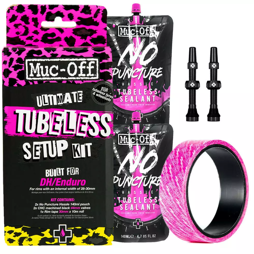 Parts Muc-Off Ultimate Tubeless Setup Kit 2 Parts Muc-Off Ultimate Tubeless Setup Kit