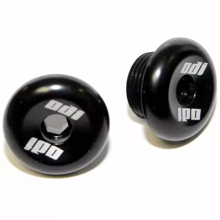 ODI Wingtip Threaded End Plugs - Pair - Black Clearance 1 ODI Wingtip Threaded End Plugs - Pair - Black Clearance