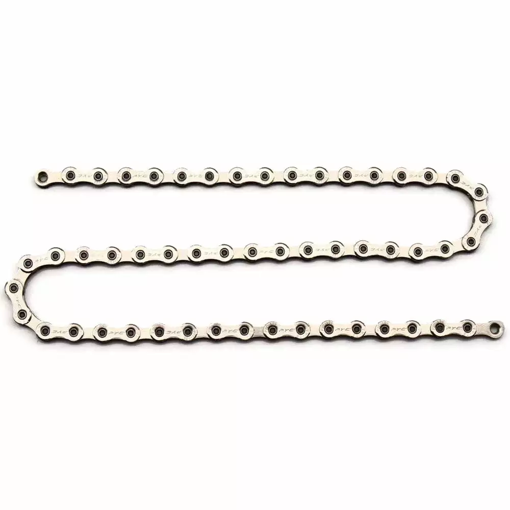 PYC 10 Speed Solid Pin Chain - Silver- 10 Speed 1 PYC 10 Speed Solid Pin Chain - Silver- 10 Speed