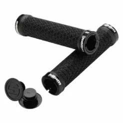 SRAM Lock On Grips - Black With Black Clamps Parts