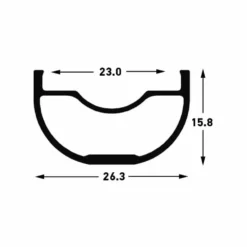 Wheels & Parts Stan's NoTubes Crest MK3 Rear Wheel