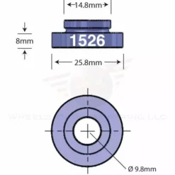 Wheels Manufacturing Open Bore Adapter Clearance