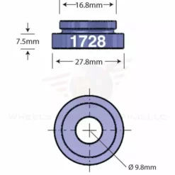 Wheels Manufacturing Open Bore Adapter Clearance