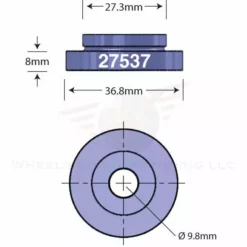 Wheels Manufacturing Open Bore Adapter Clearance