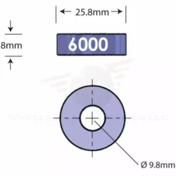 Wheels Manufacturing Open Bore Adapter Clearance