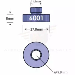 Wheels Manufacturing Open Bore Adapter Clearance