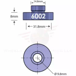 Wheels Manufacturing Open Bore Adapter Clearance