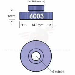 Wheels Manufacturing Open Bore Adapter Clearance