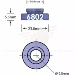 Wheels Manufacturing Open Bore Adapter Clearance