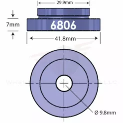 Wheels Manufacturing Open Bore Adapter Clearance
