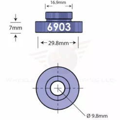 Wheels Manufacturing Open Bore Adapter Clearance