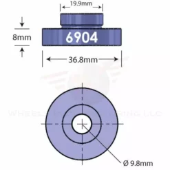 Wheels Manufacturing Open Bore Adapter Clearance