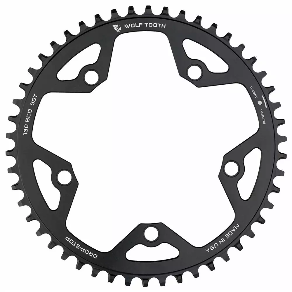 Wolf Tooth 5 Bolt Drop Stop Chainring Chainrings