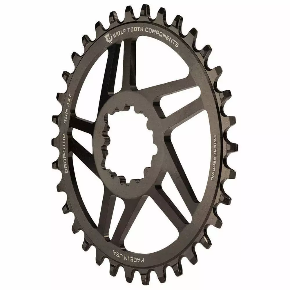 Wolf Tooth Direct Mount Drop-Stop Chainring Chainrings 1 Wolf Tooth Direct Mount Drop-Stop Chainring Chainrings